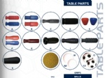 SOCCER TABLE/FOOSBALL TABLE ACCESSORIES